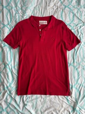 Zara Red Men's Polo Shirt - Short Sleeve